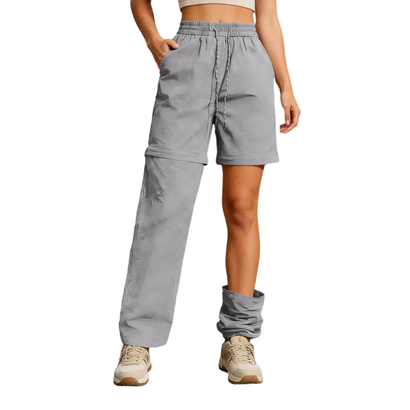 Leichte Zip Off Hose Damen