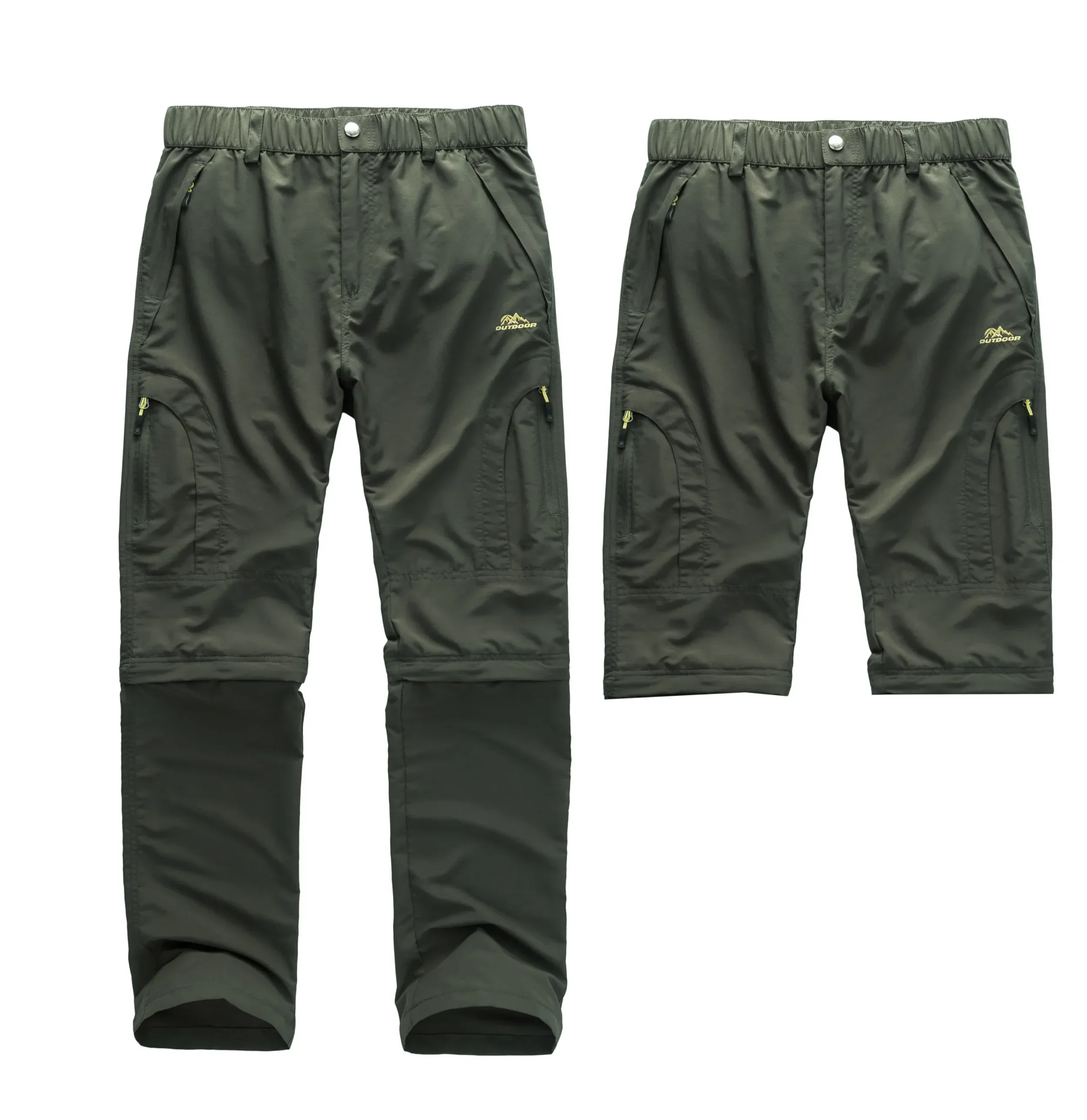 Zip Off Hose Herren Schwarz