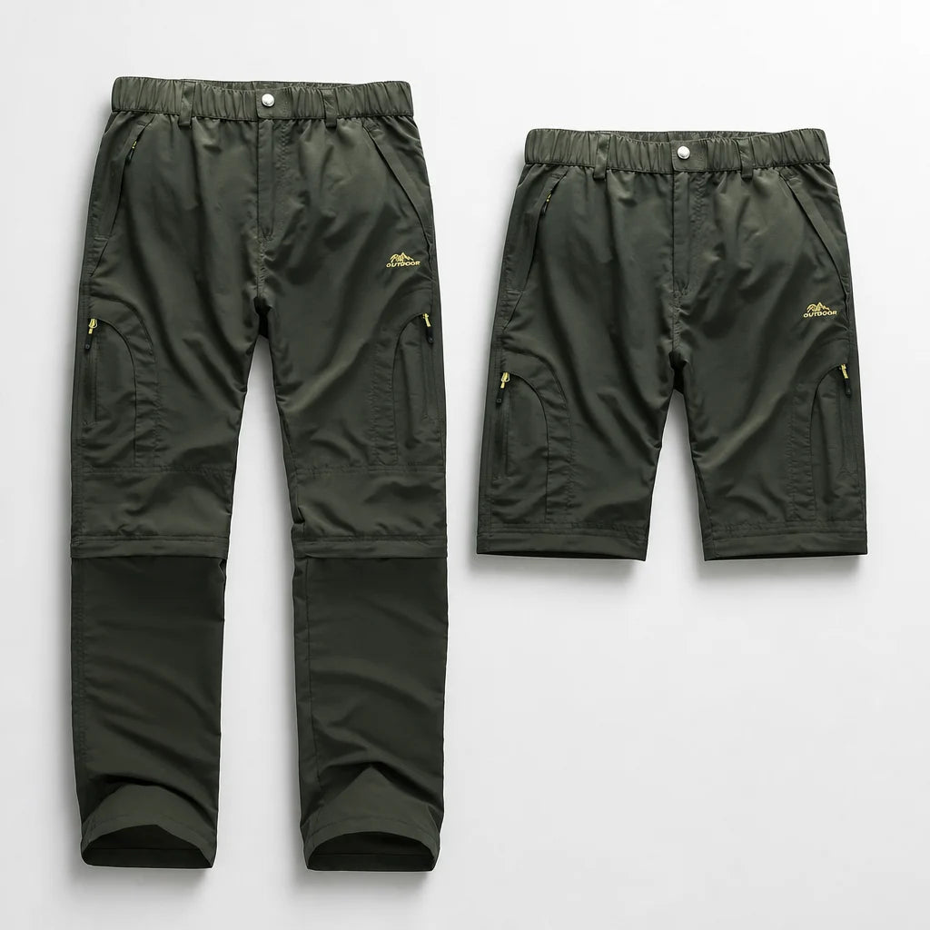 Zip Off Hose Herren Schwarz