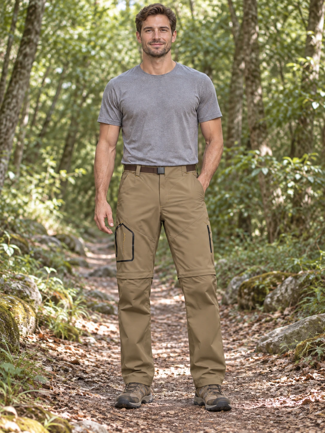 Trekking Zip Off Hose Herren